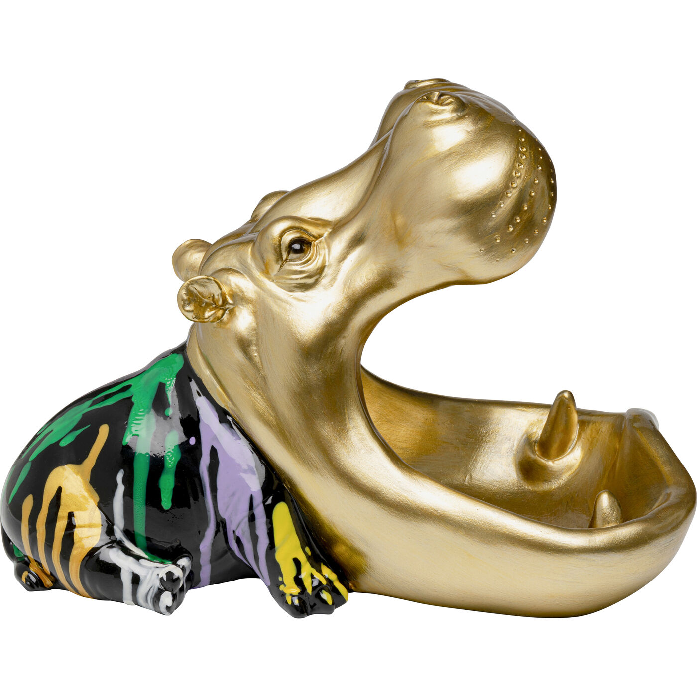 Deko Figur Hungry Hippo 31cm