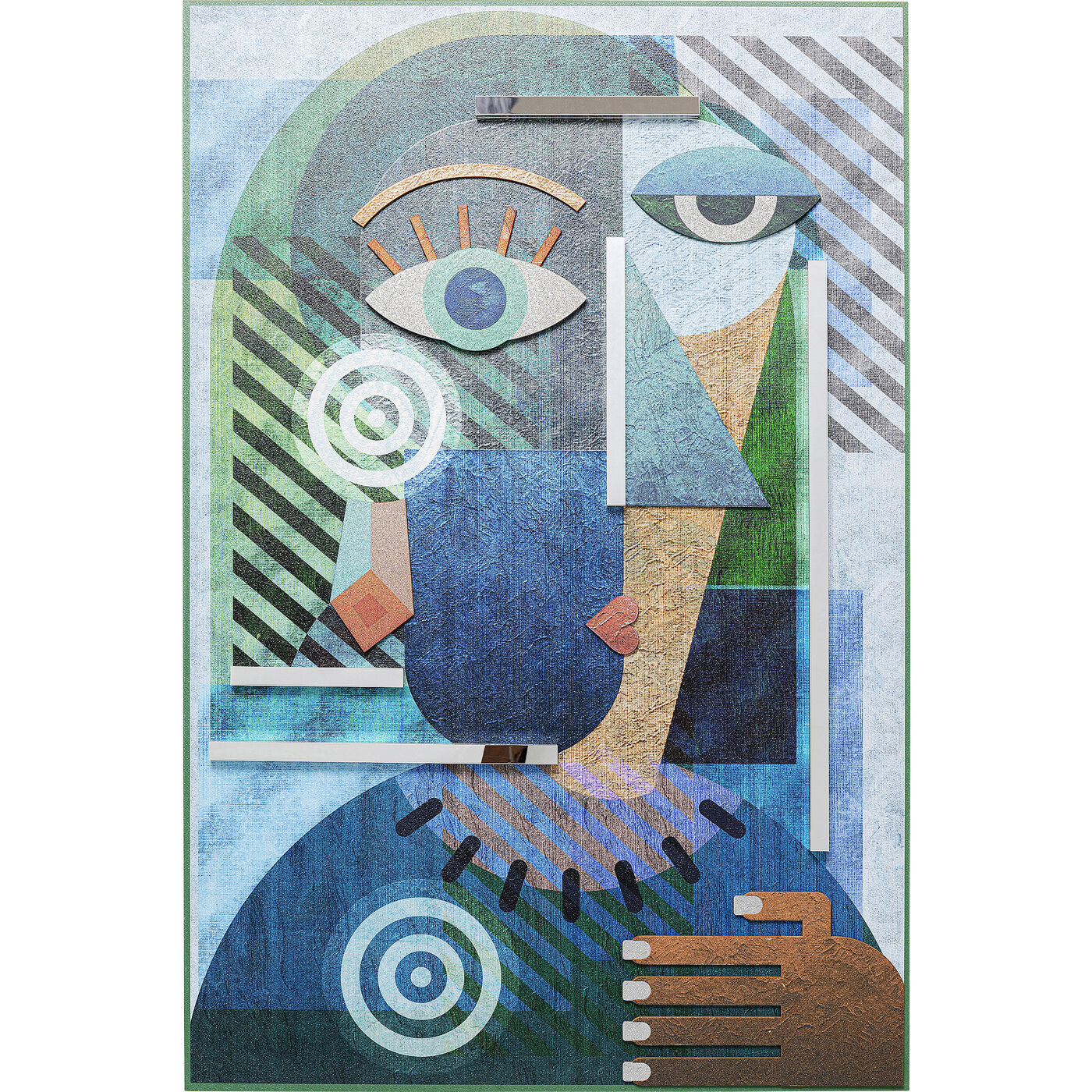 Objektbild Geometric Woman 100x150cm