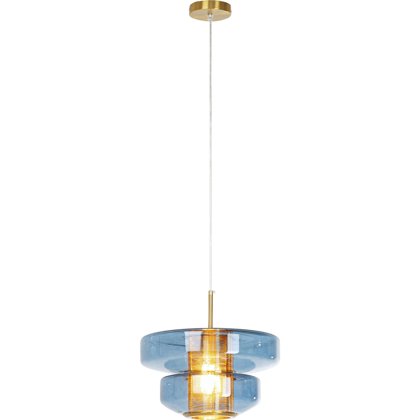 Hängeleuchte Arcadia Blau Ø34cm