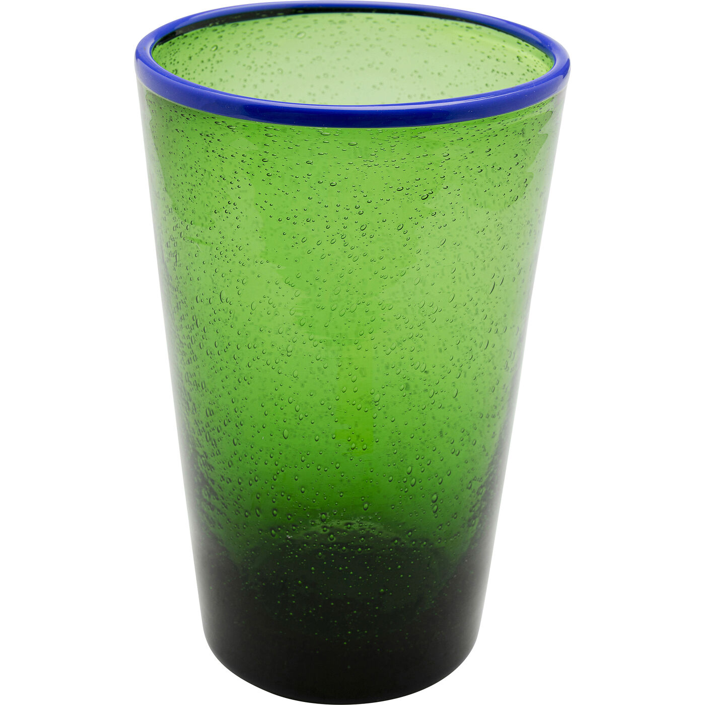 Wasserglas Bubbles Grün 14cm
