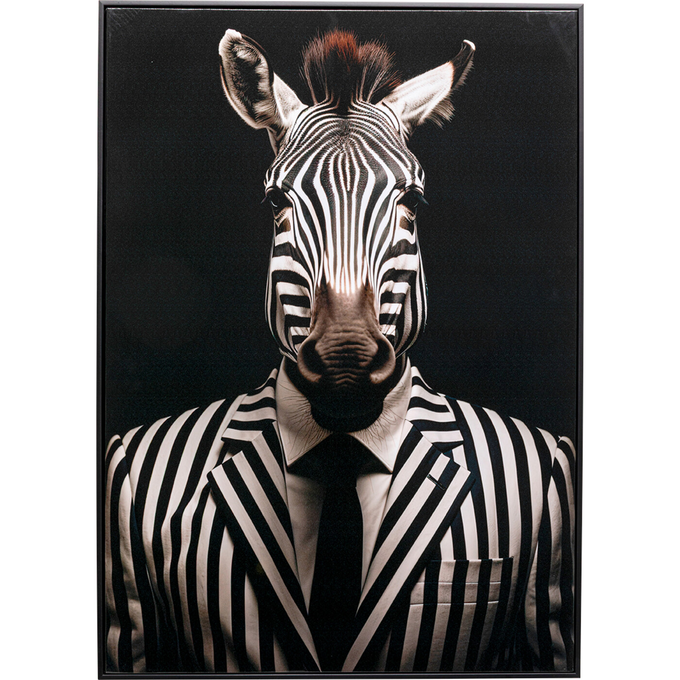 Leinwandbild Mister Zebra 50x70cm