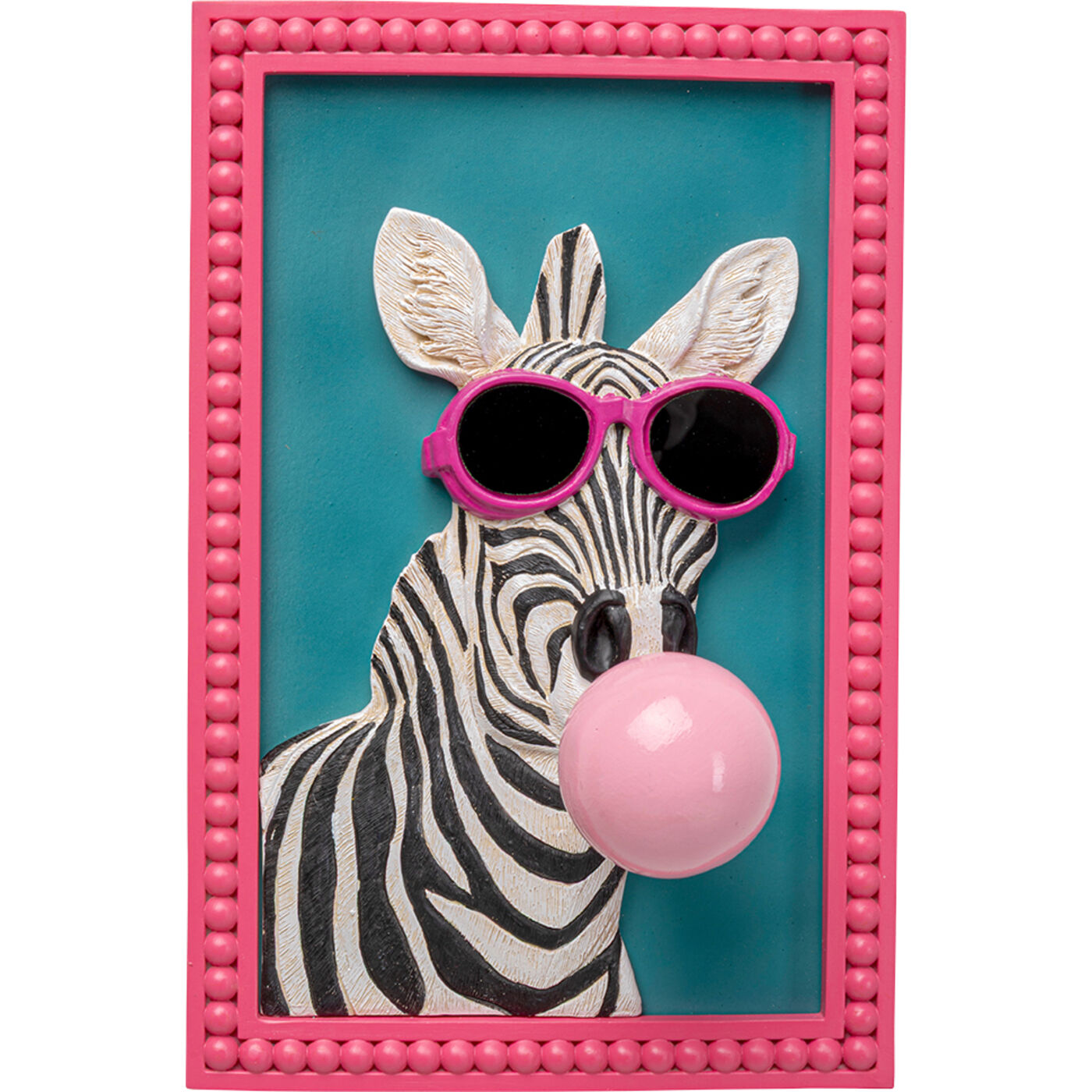 Gerahmtes Bild Zebra Bubble