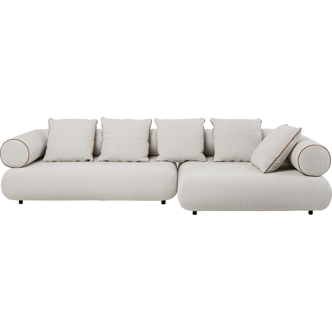 Ecksofa Splendido Creme Rechts 327cm