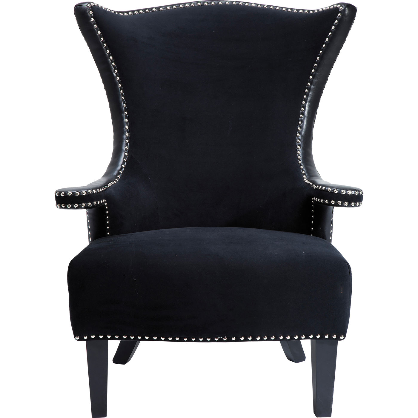 KARE Green Sessel Rivet Black OCCASION