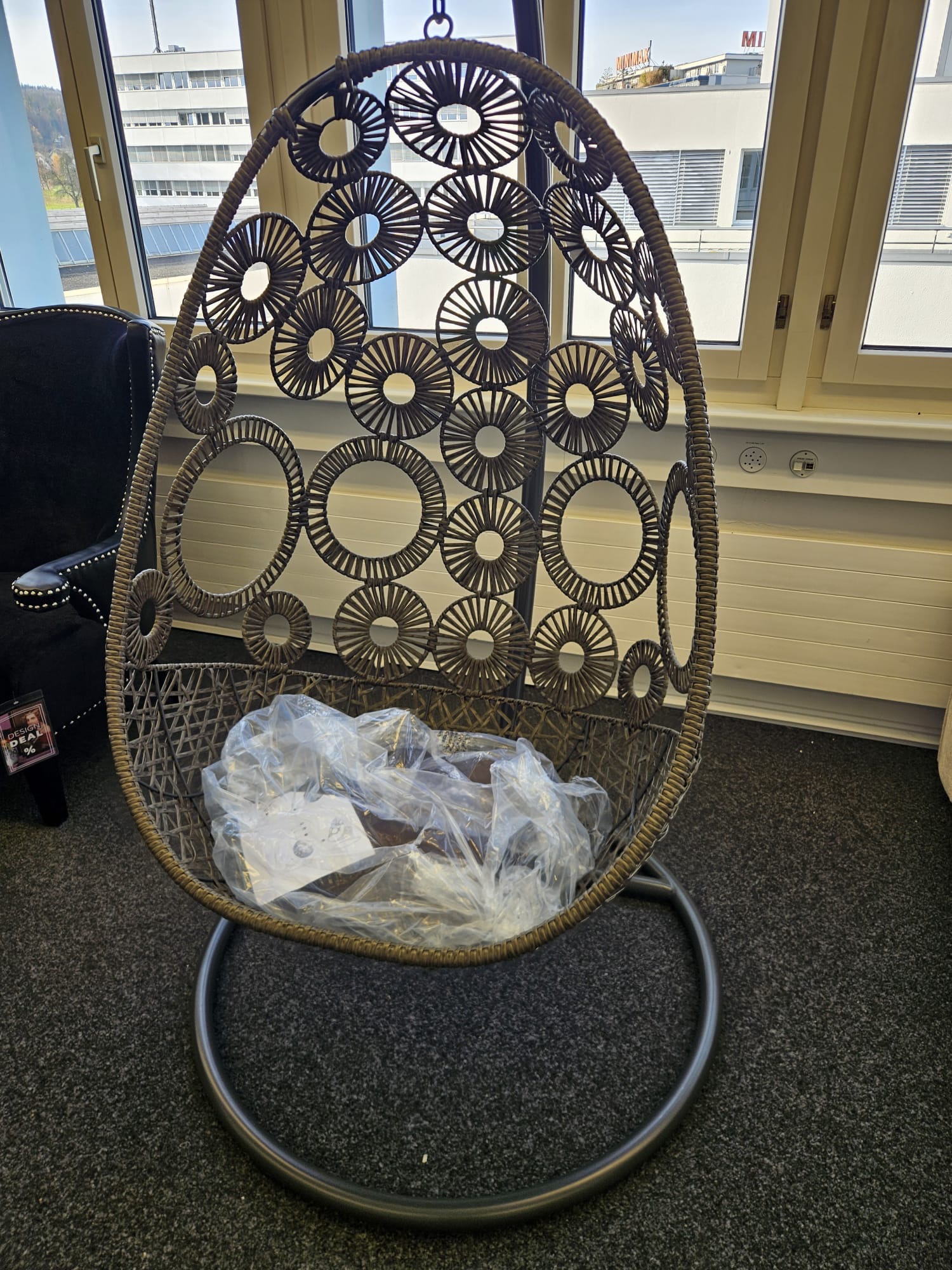 KARE Green Hängesessel Ibiza Braun OCCASION