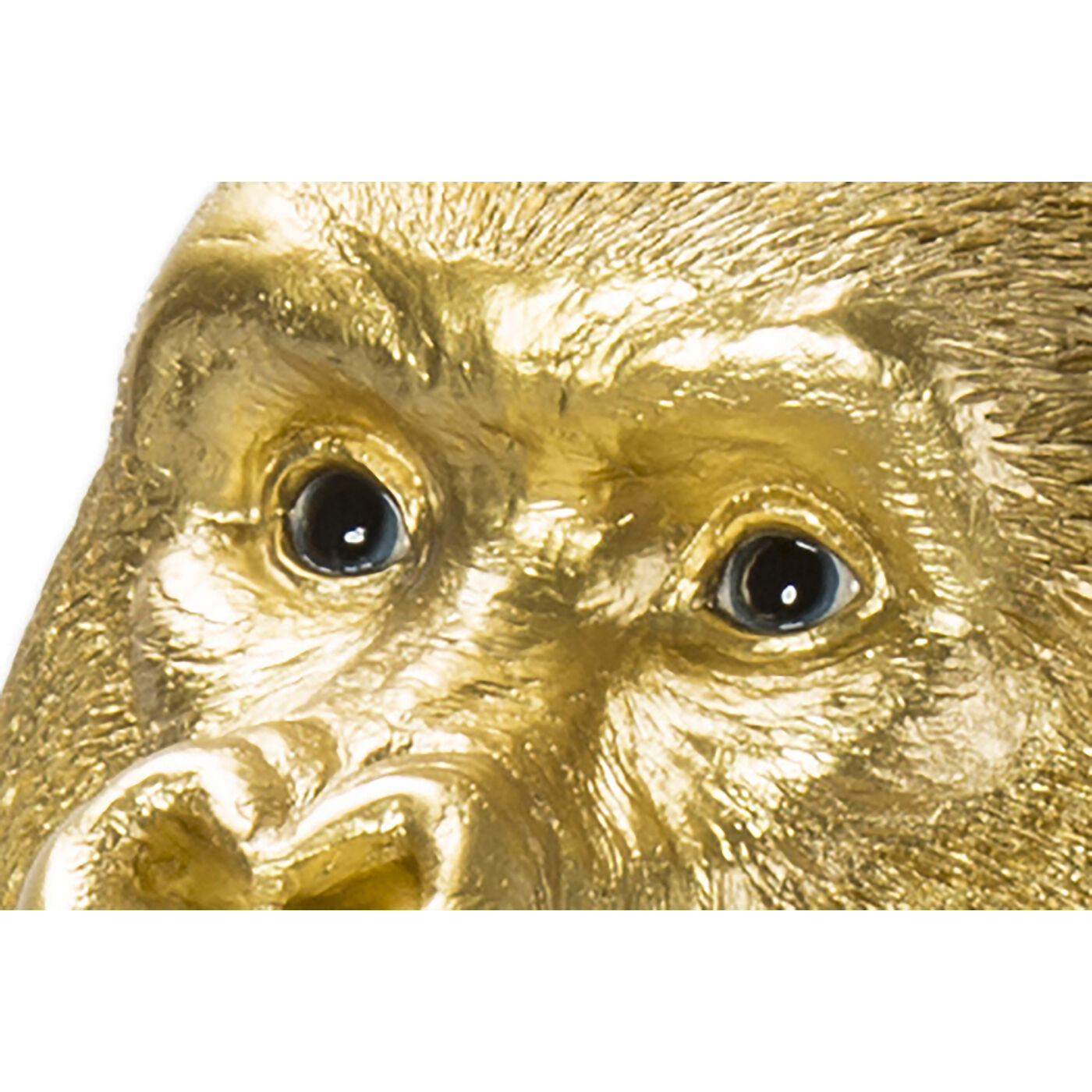 Deko Figur Monkey Gorilla Side XL Gold