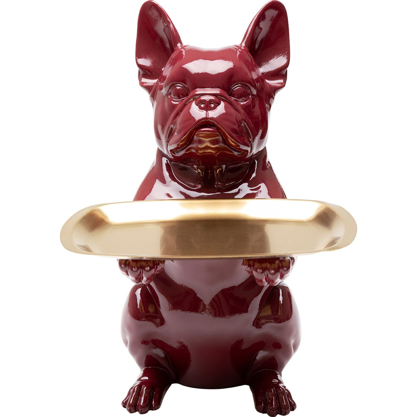 Deko Figur Dining Dog Rot 28cm