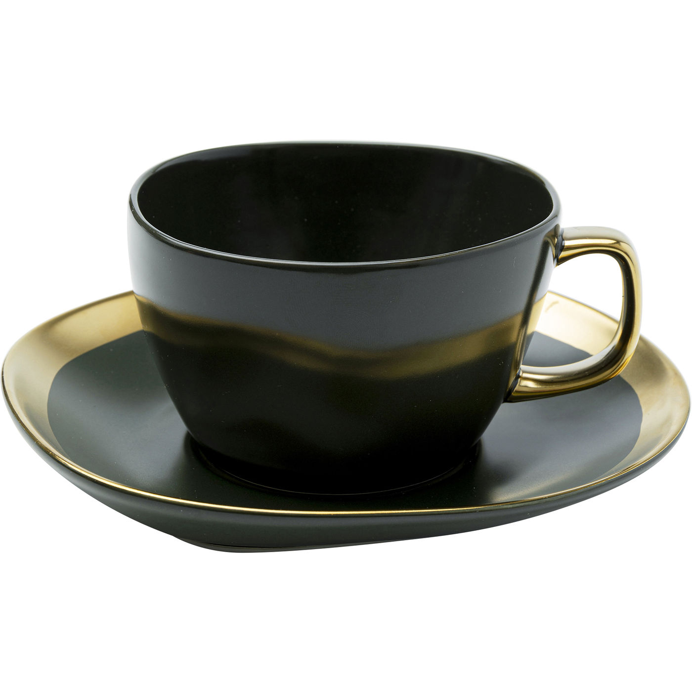 Kaffeetasse Vibrations Schwarz (2/tlg.)