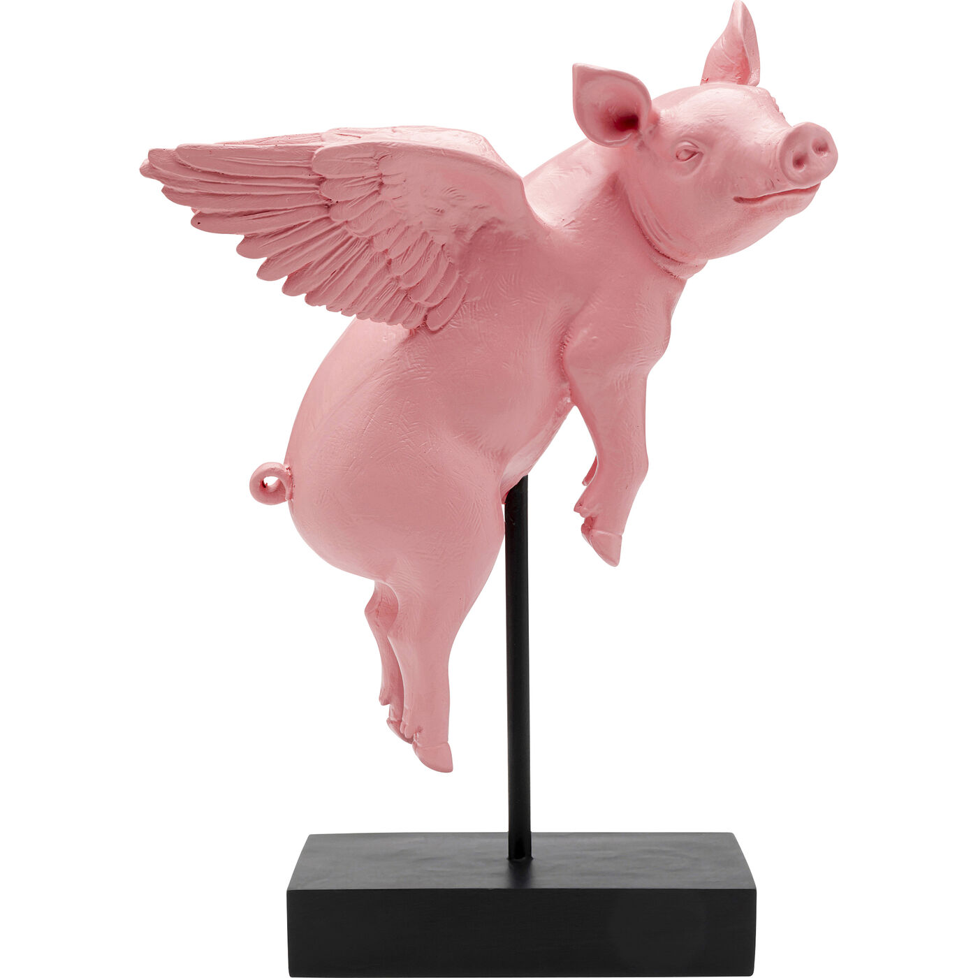 Deko Figur Flying Pig Rosa 29cm