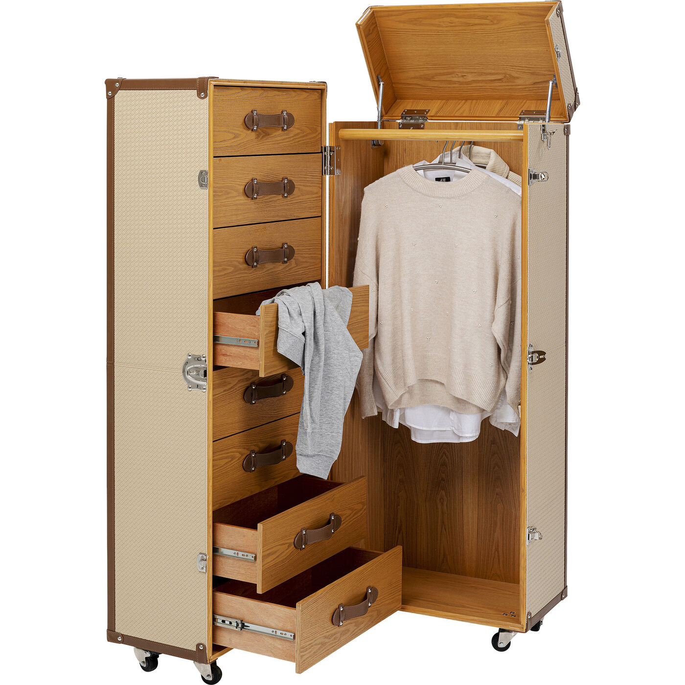 Schrankkoffer Venezia Creme