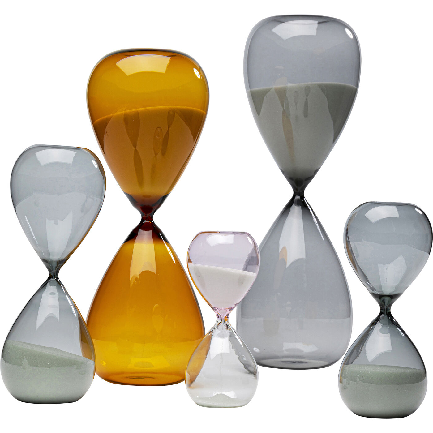 Sanduhr Timer Schwarz 20cm