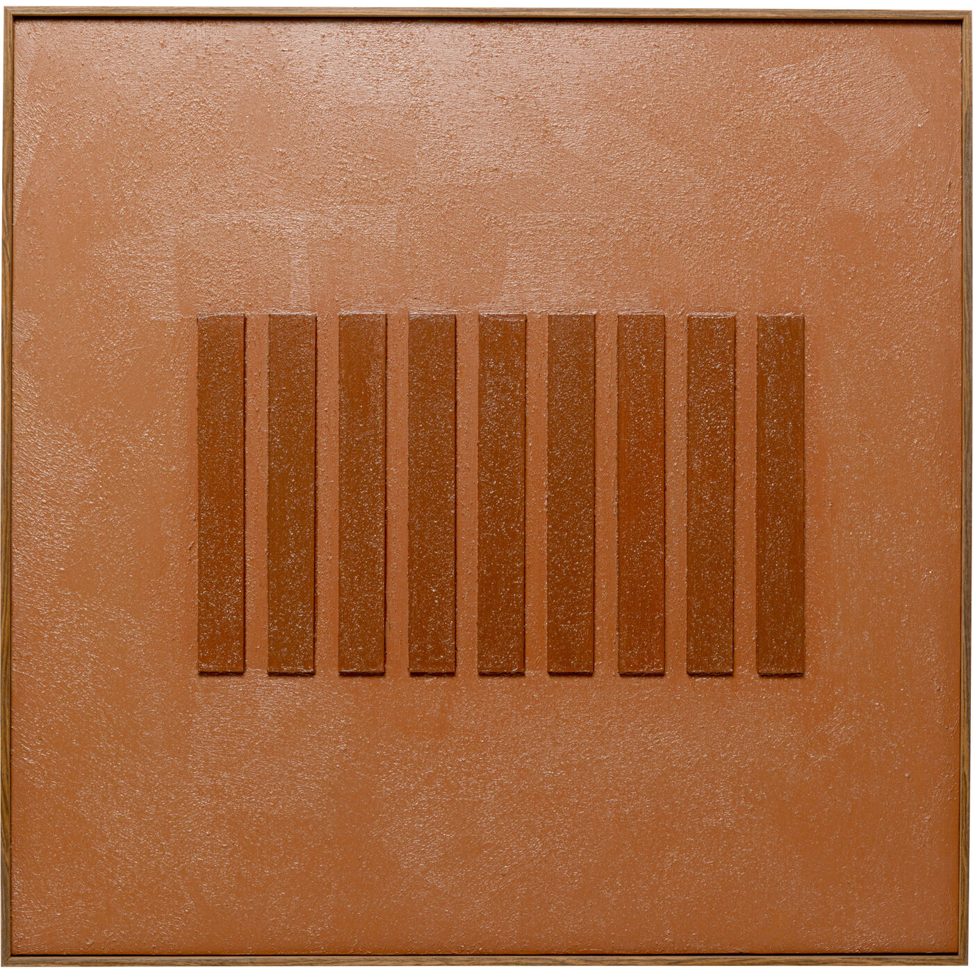 Leinwandbild Art Row Braun 100x100cm