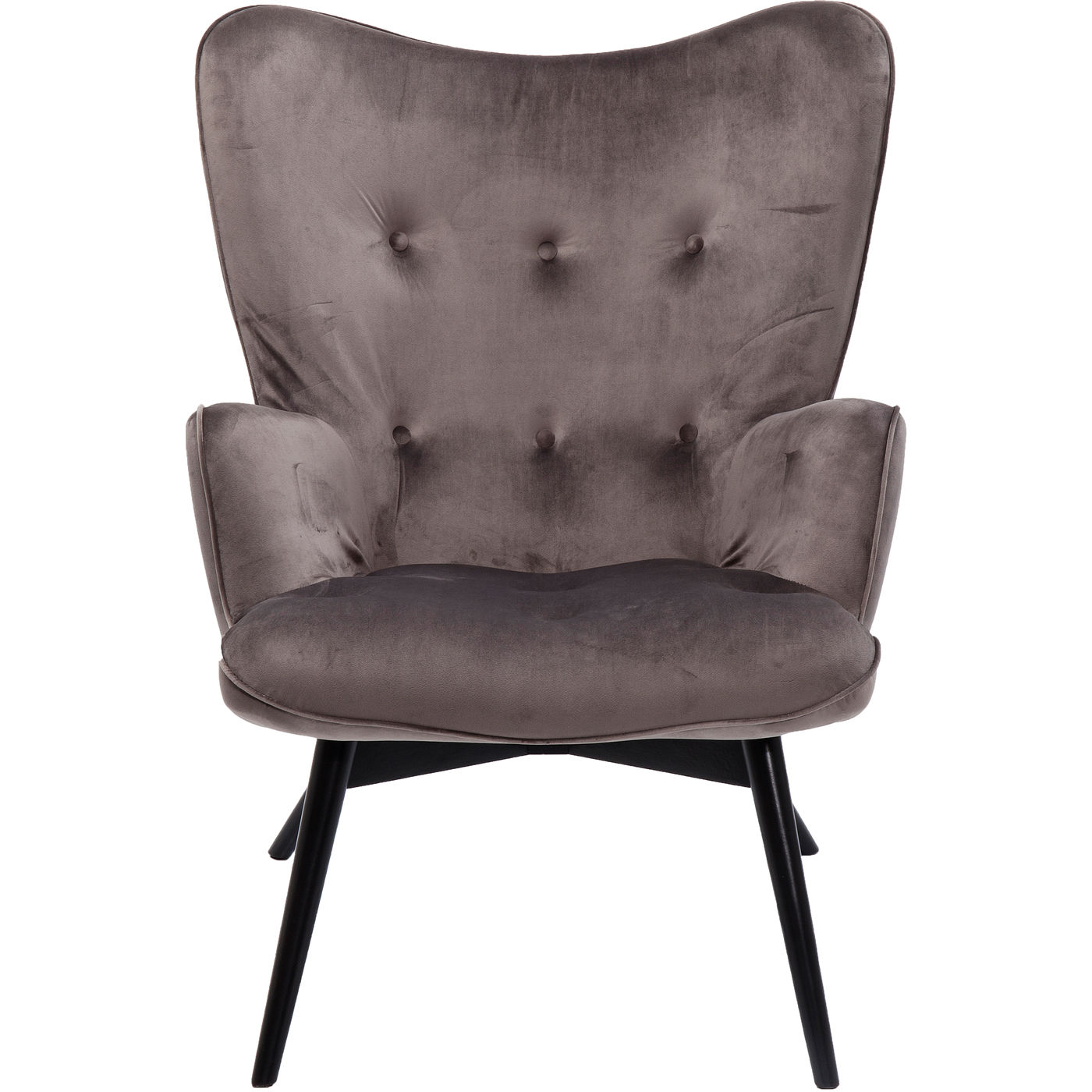 KARE Green Sessel Black Vicky Velvet Grau OCCASION