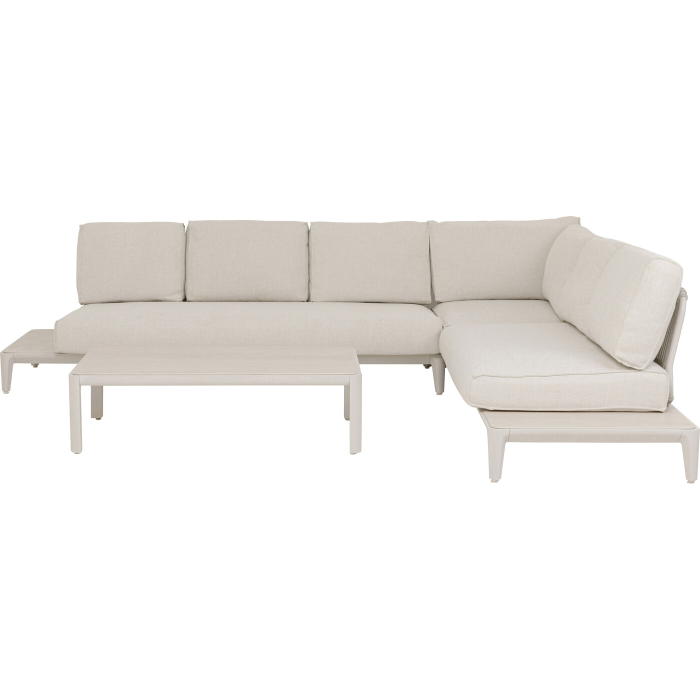 Sitzgruppe Mykonos Creme (5/tlg.)