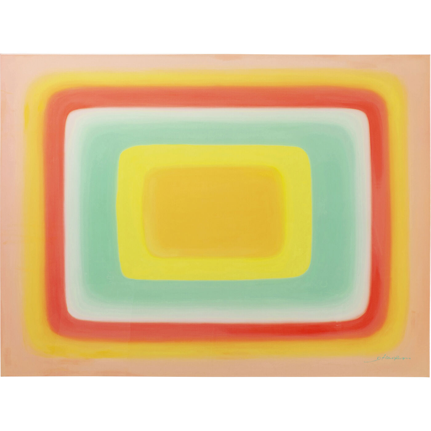 Leinwandbild Tendency Gelb 120x160cm