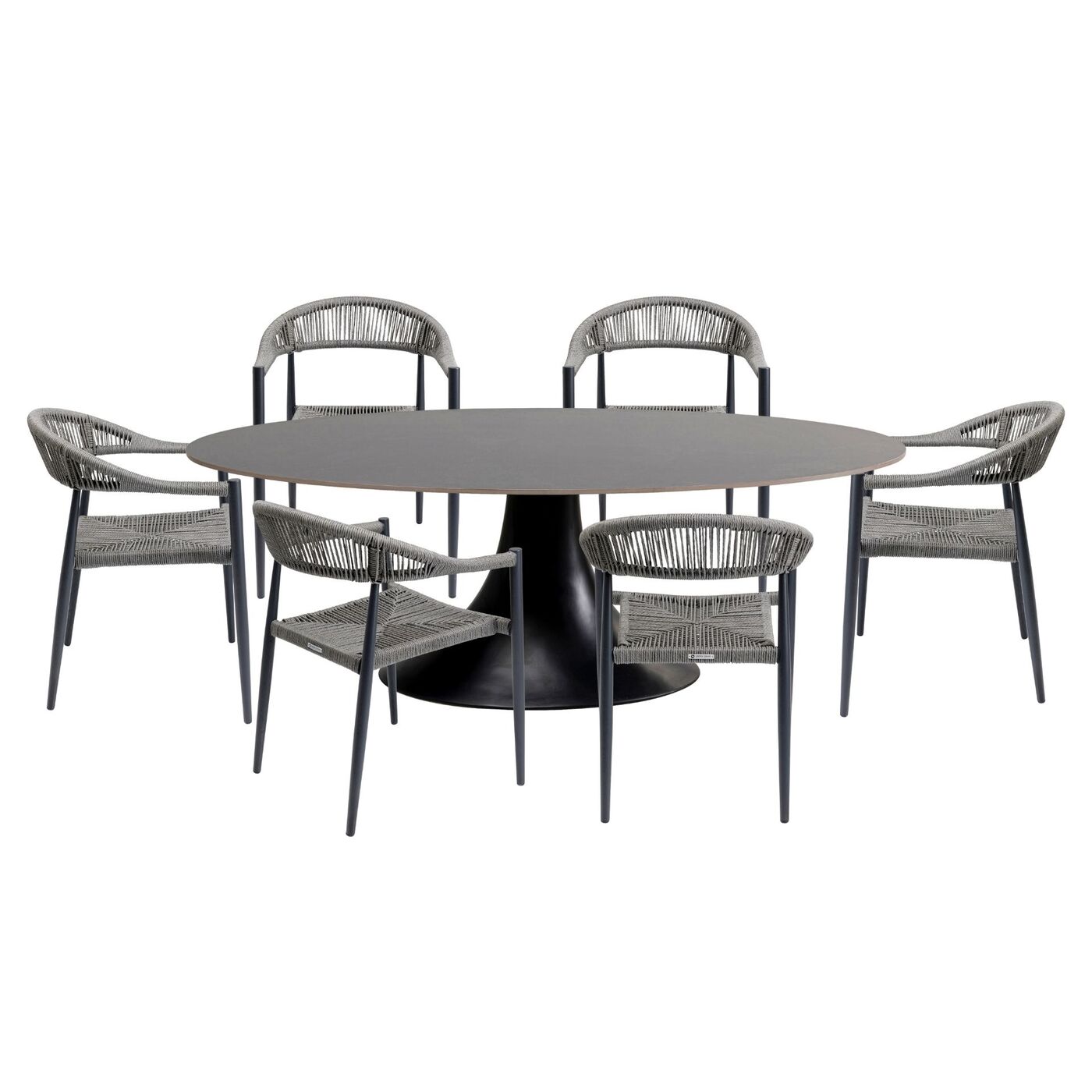 Gartenset Palma Possibilita 220cm Grau 7/Set