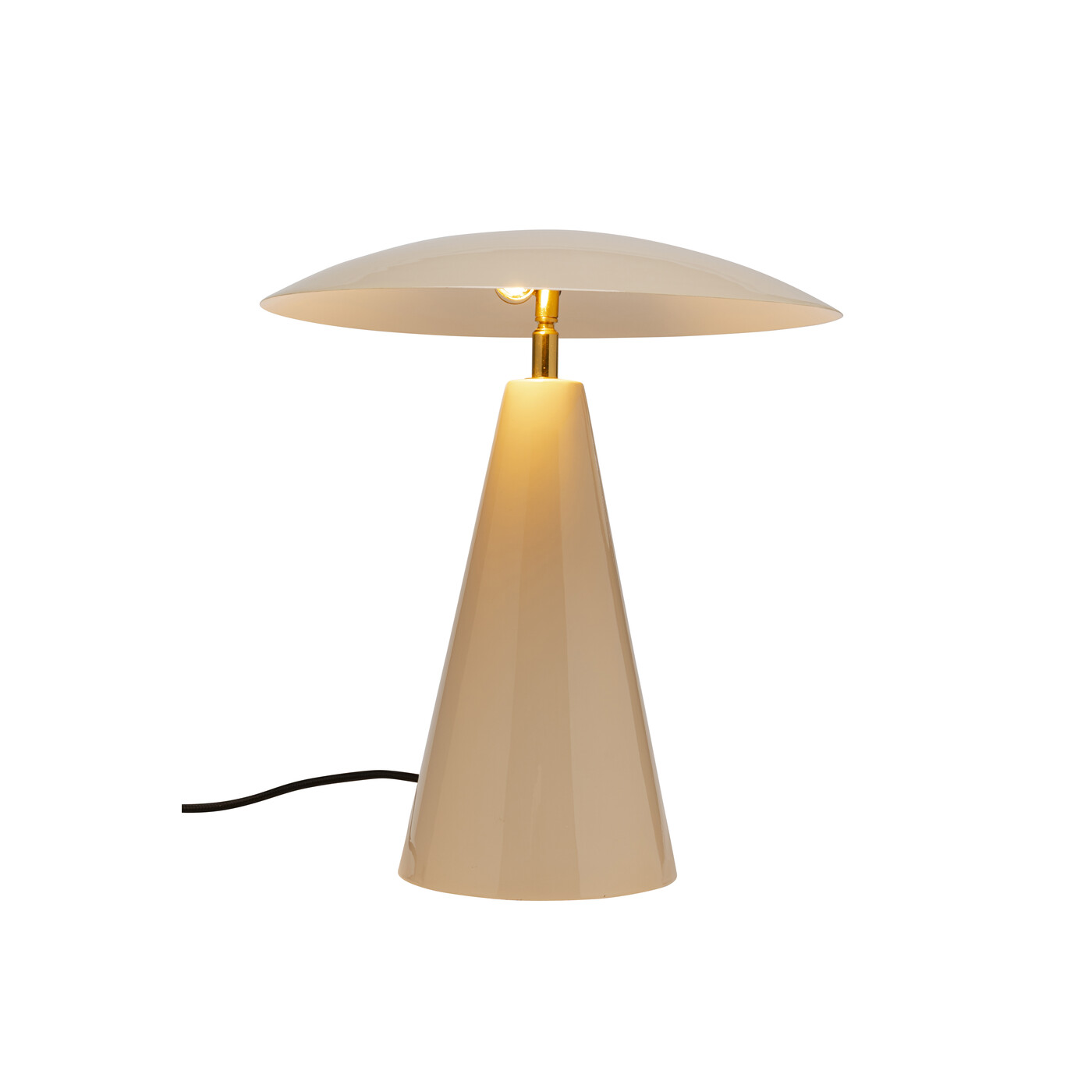 Tischleuchte Fungo Flat Creme 33cm