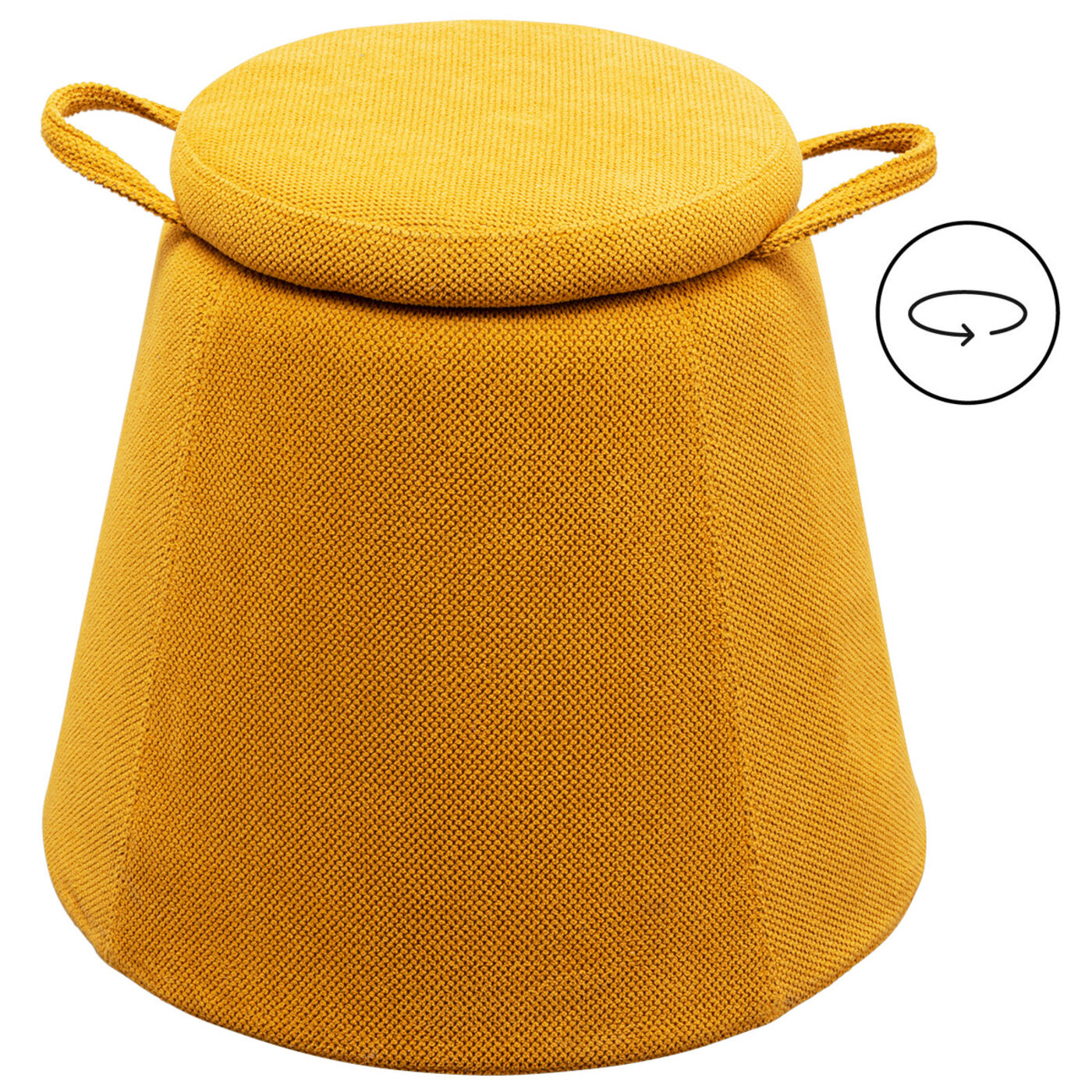 Hocker Thimble Gelb Ø51cm