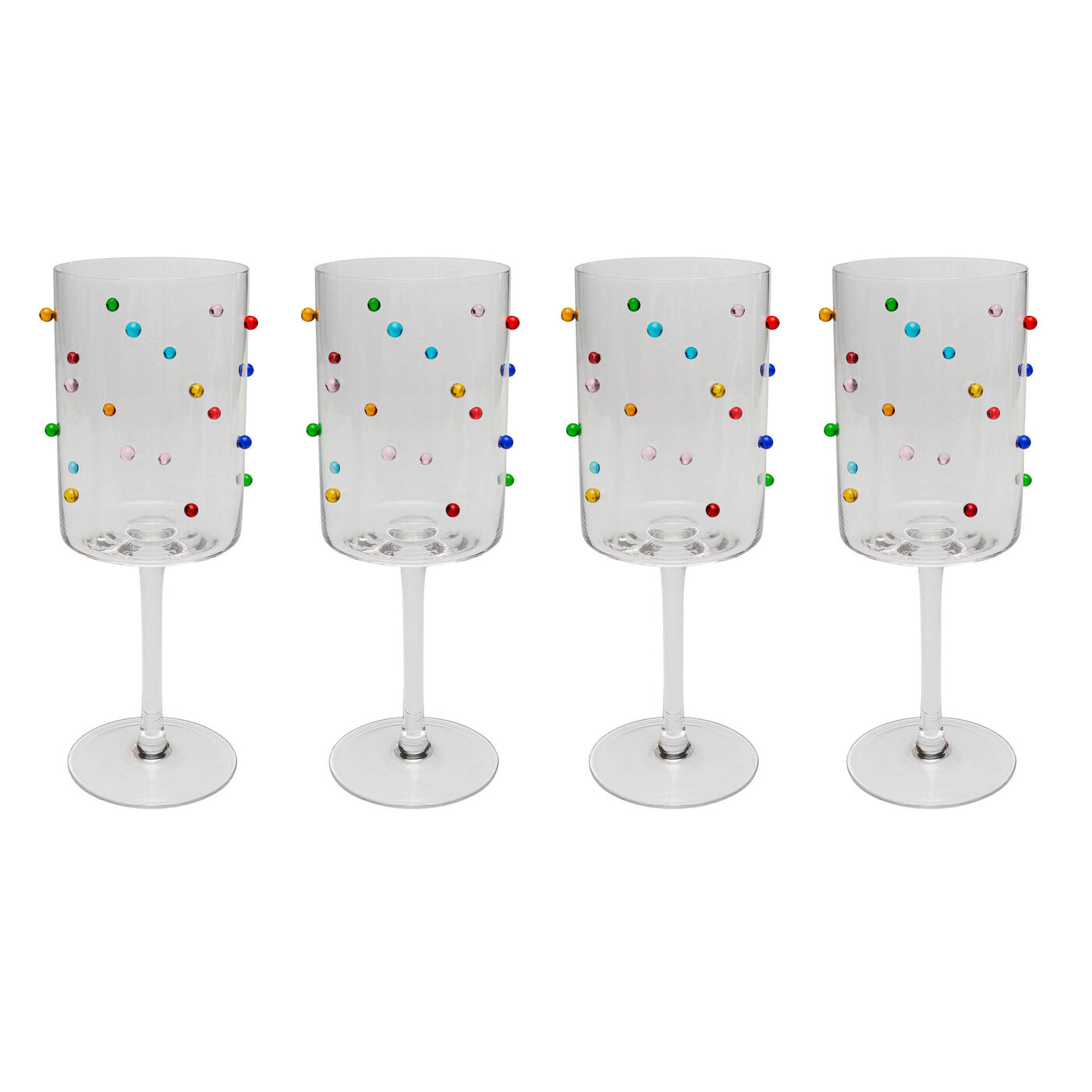 Bicchiere Party Dots 14cm (4/Set)