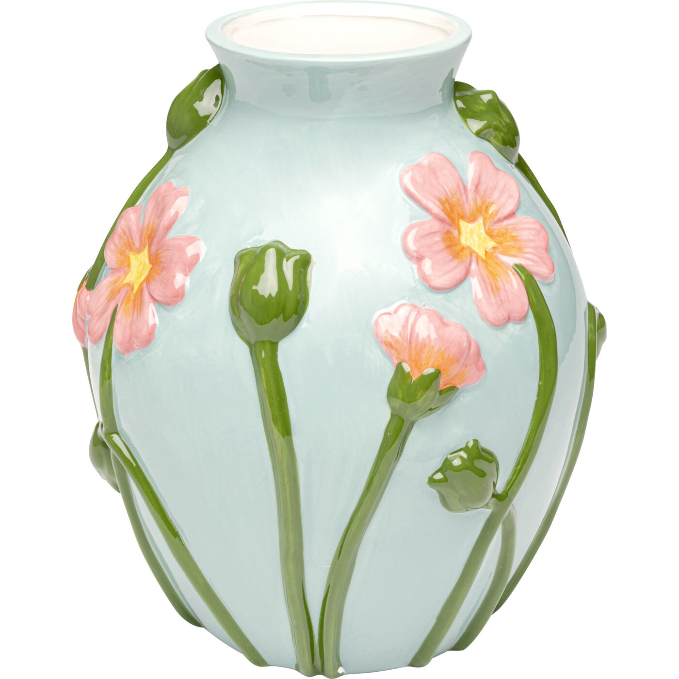 Vase Fleurs Hellblau 27cm
