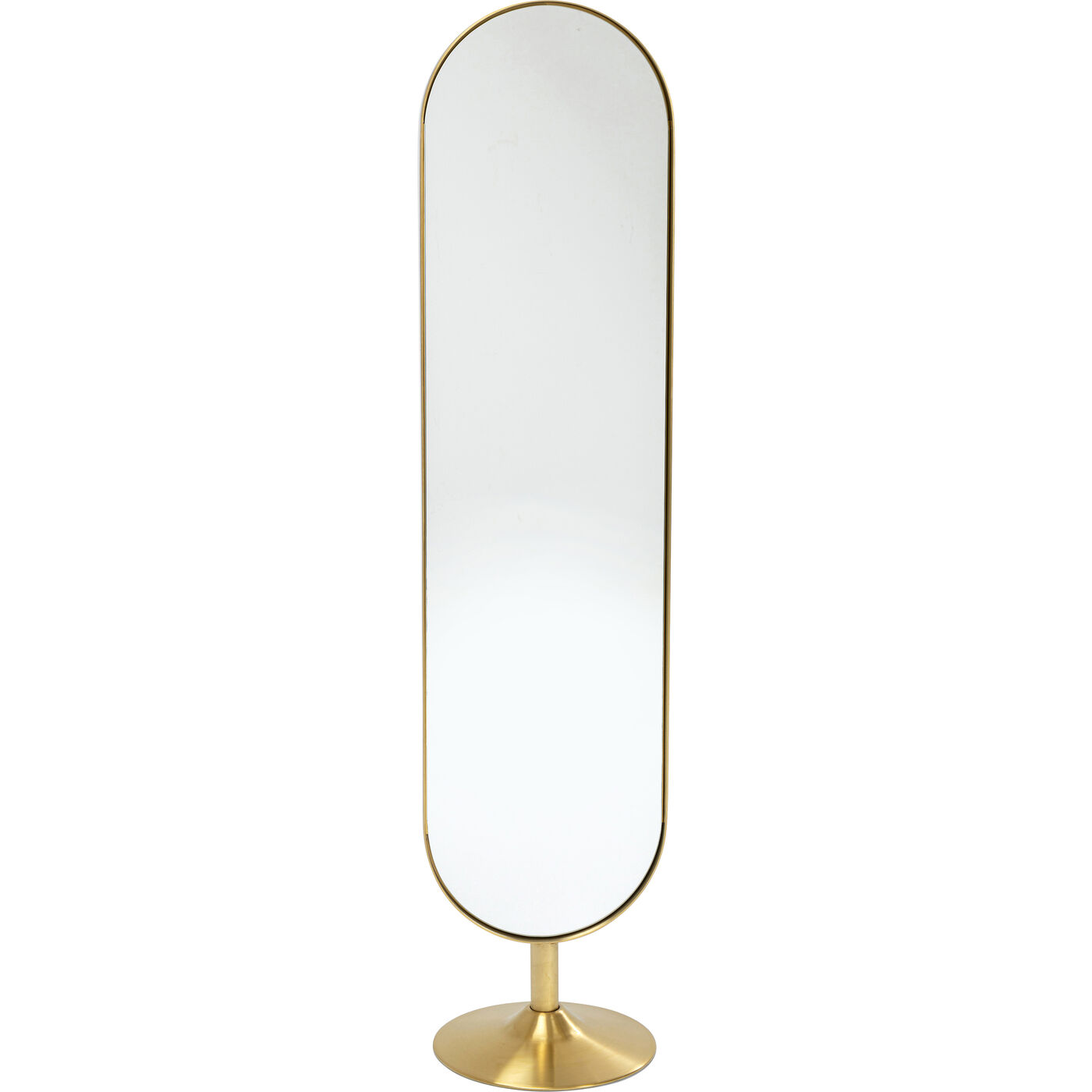 Standspiegel Curve MO Brass 38x172cm