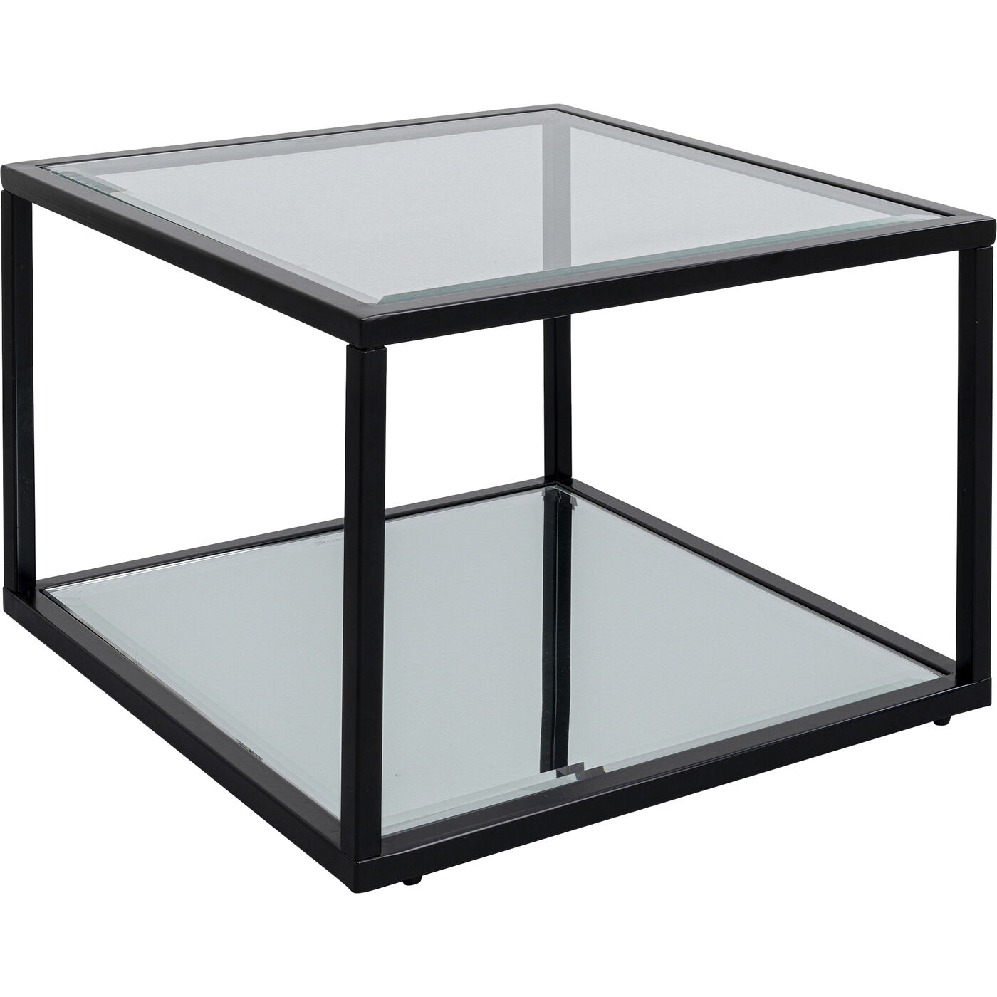 Beistelltisch Quadro Schwarz 50x50cm