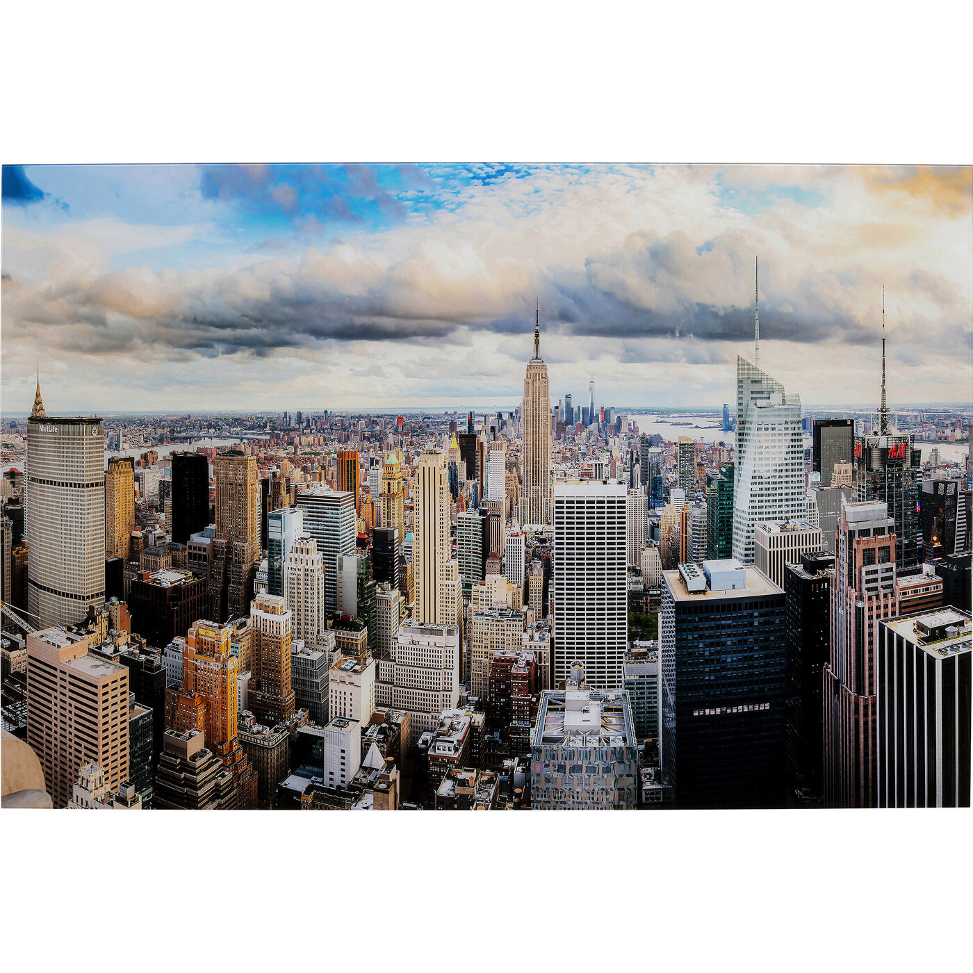 Glasbild City View 150x100cm