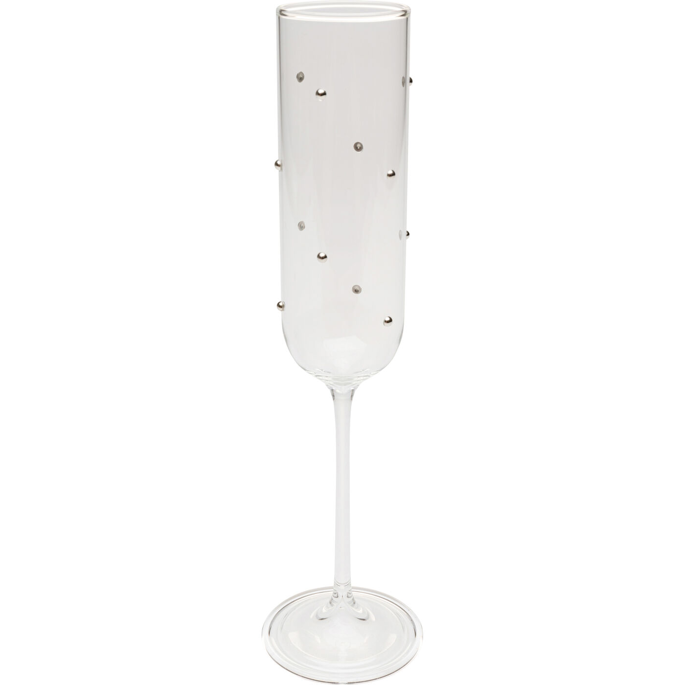 Sektglas Glam Dots Silber 25cm