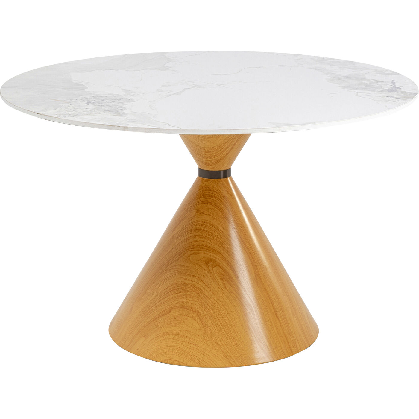 Tavolo Cono ceramica quercia Ø120cm