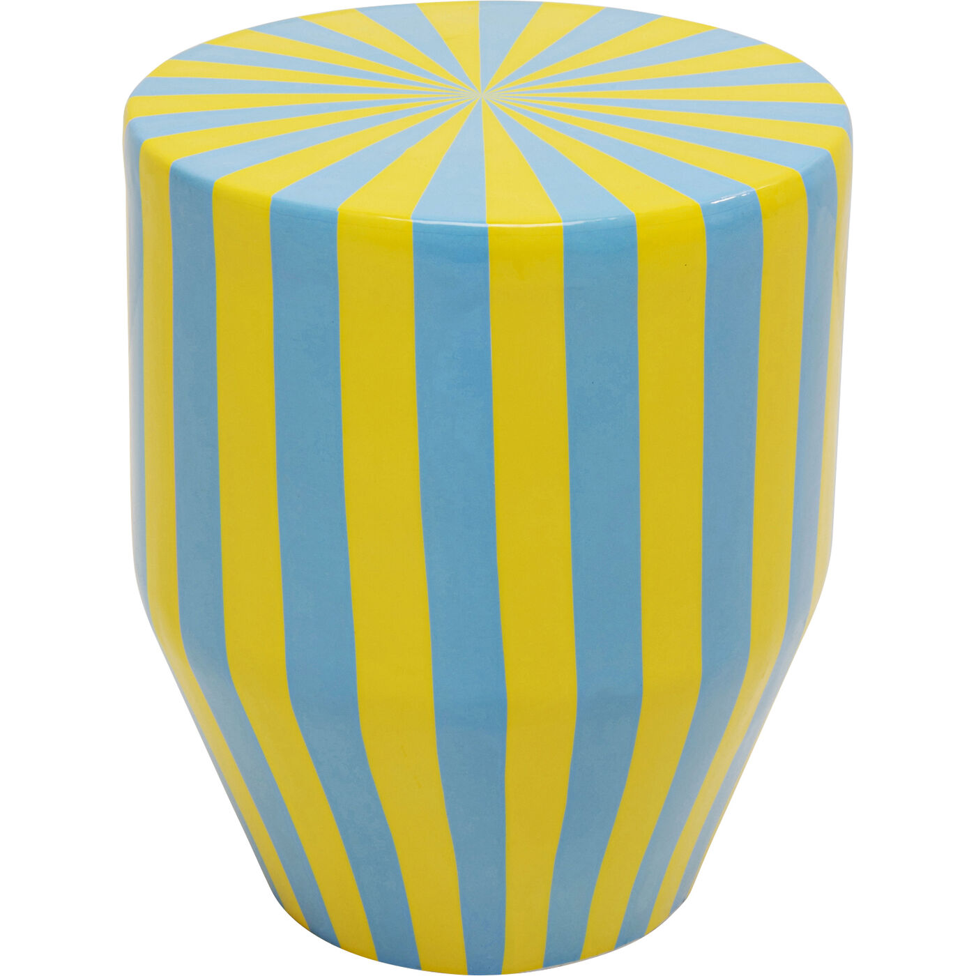 Beistelltisch Candy Stripes Blau Ø30cm