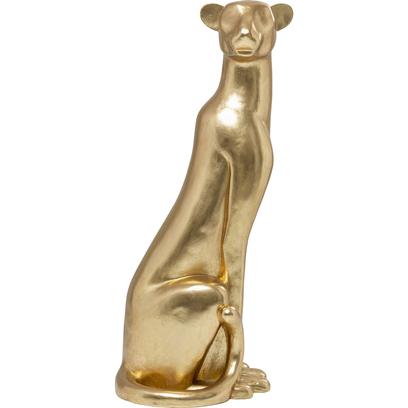 Deko Figur Sitting Leopard Gold 150cm Ausstellungsstück 