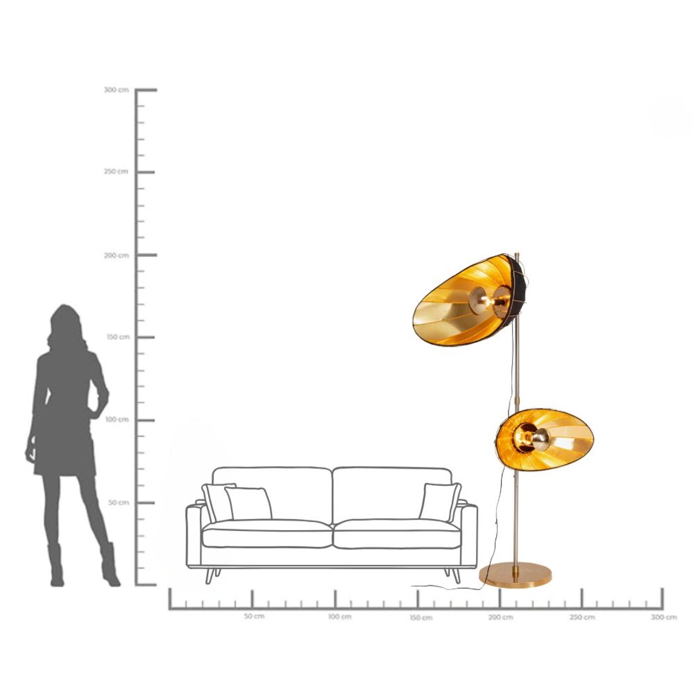 Stehleuchte Diva 202cm
