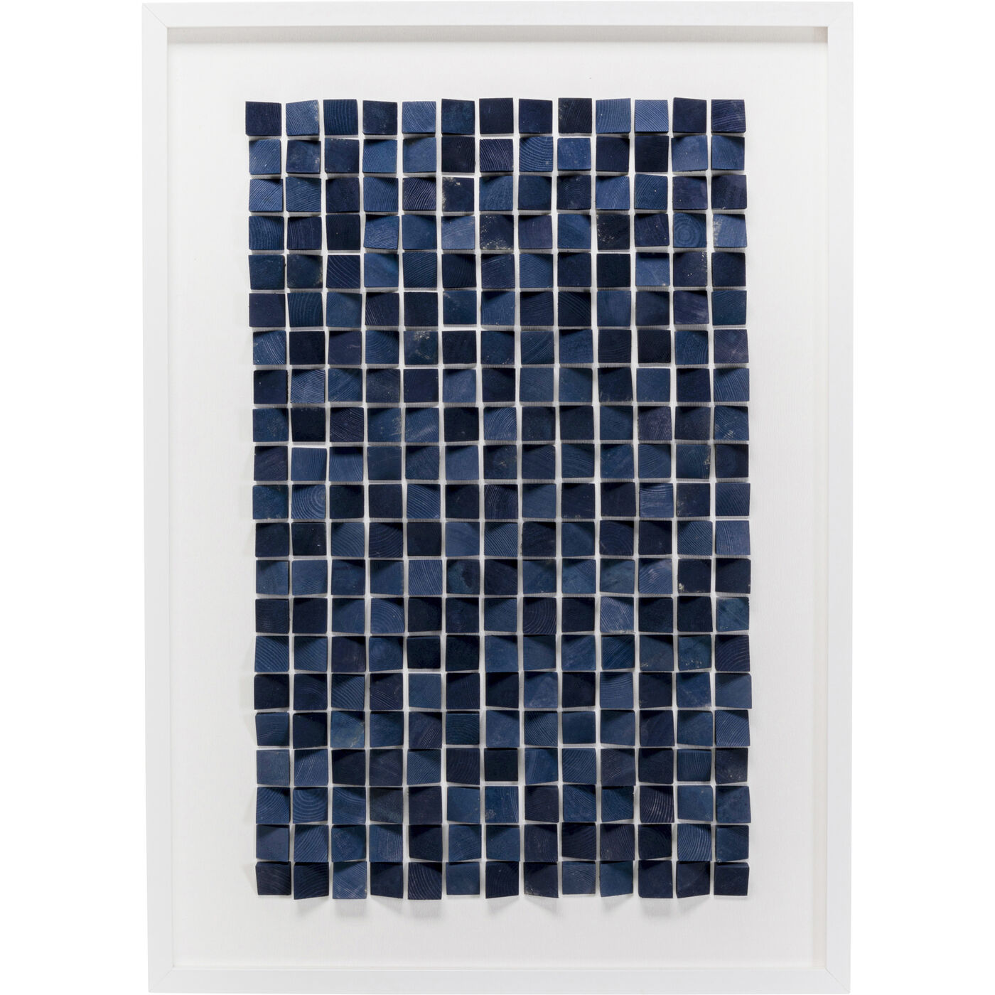Gerahmtes Bild Origami Blau 74x104cm