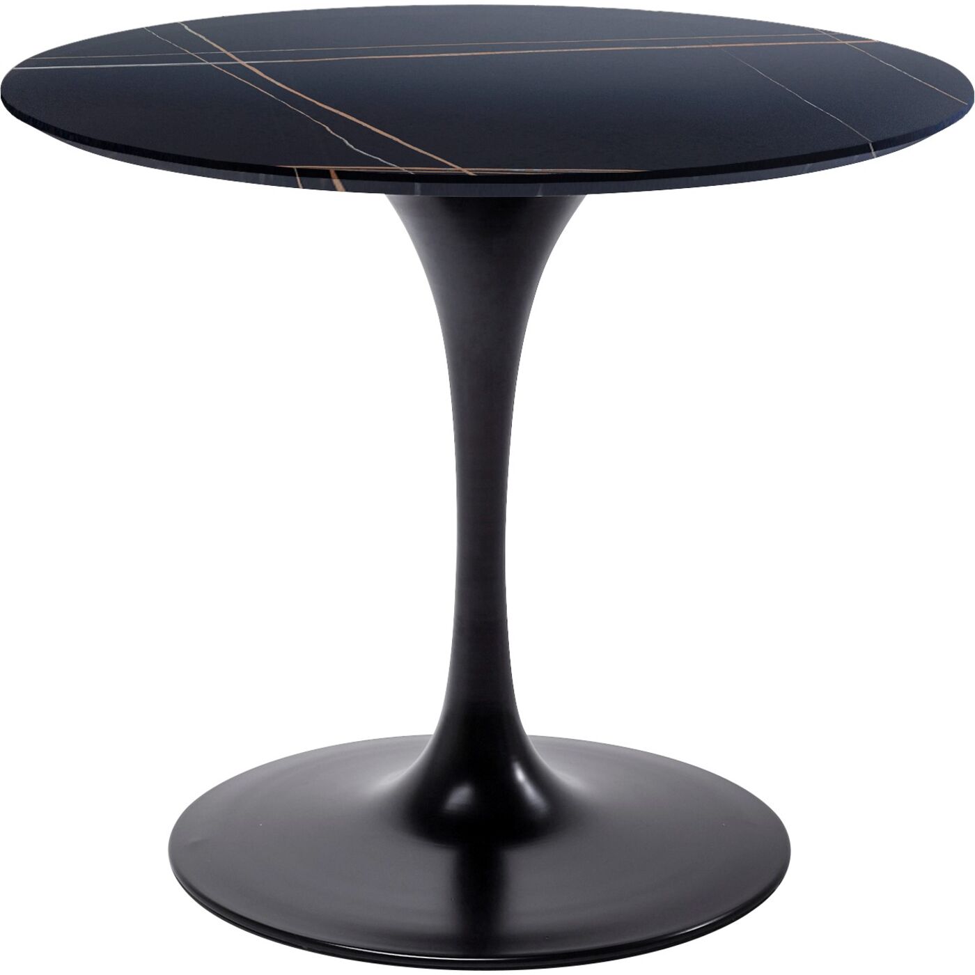 Tisch Invitation Set Ceramic Schwarz Schwarz Ø90cm