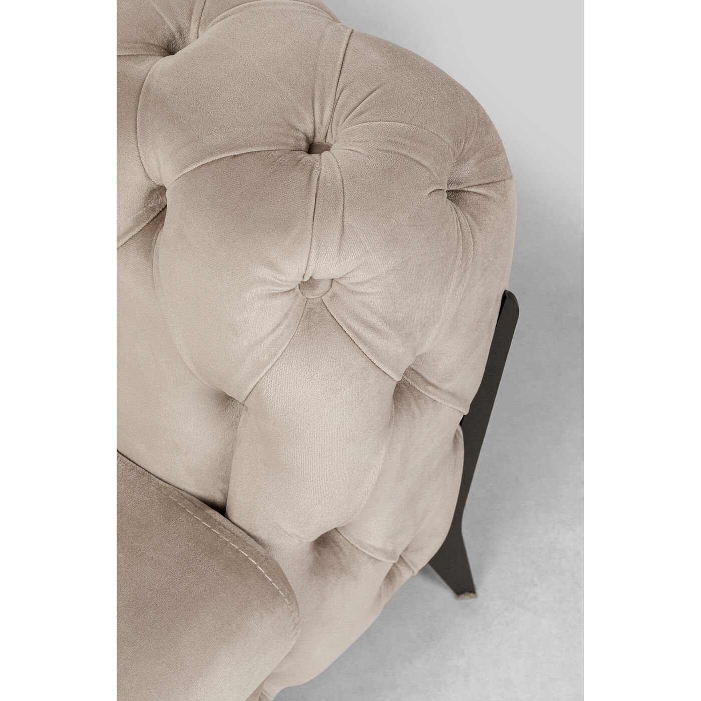 Ecksofa Bellissima Velvet Taupe Links