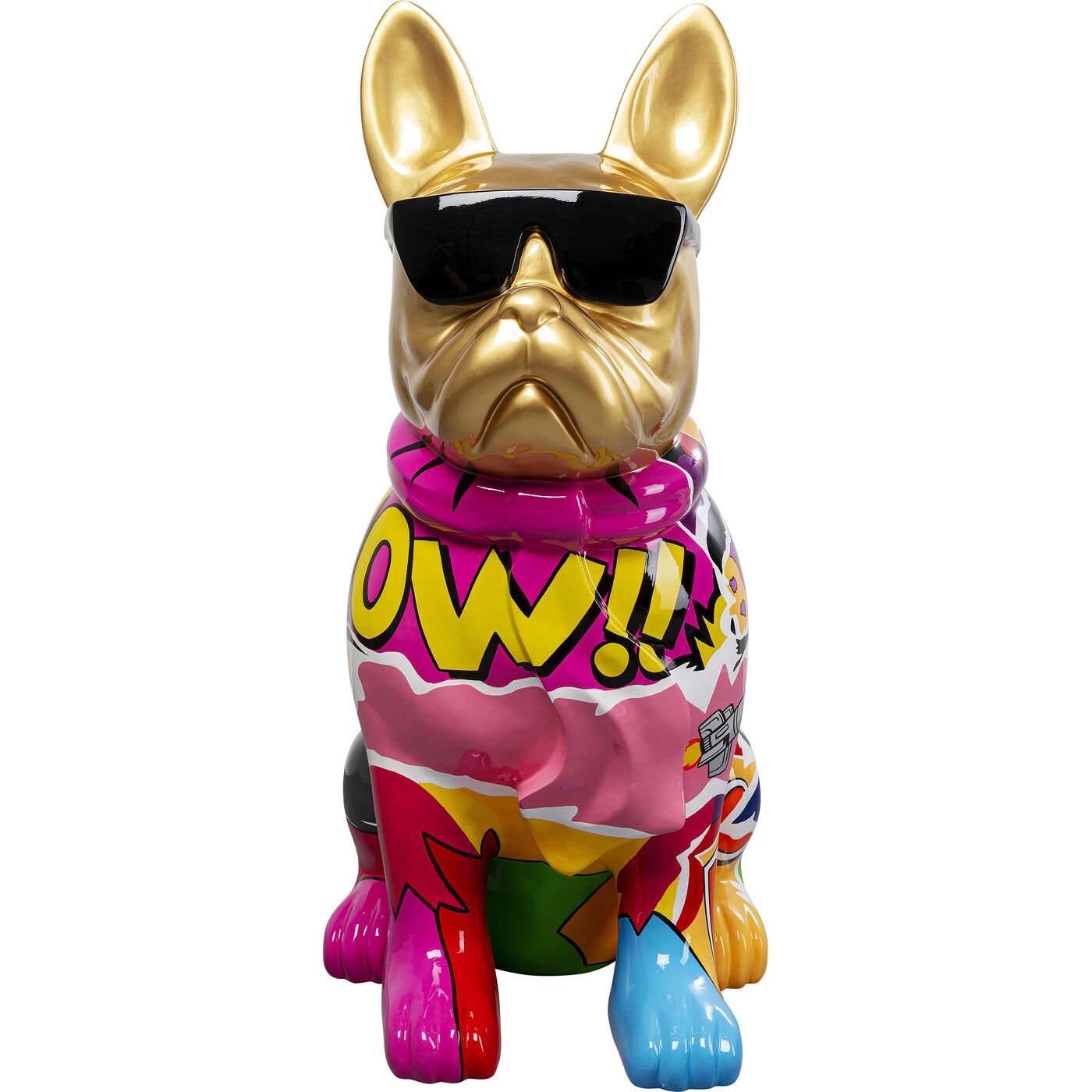 Deko Figur Graffiti Dog 49cm
