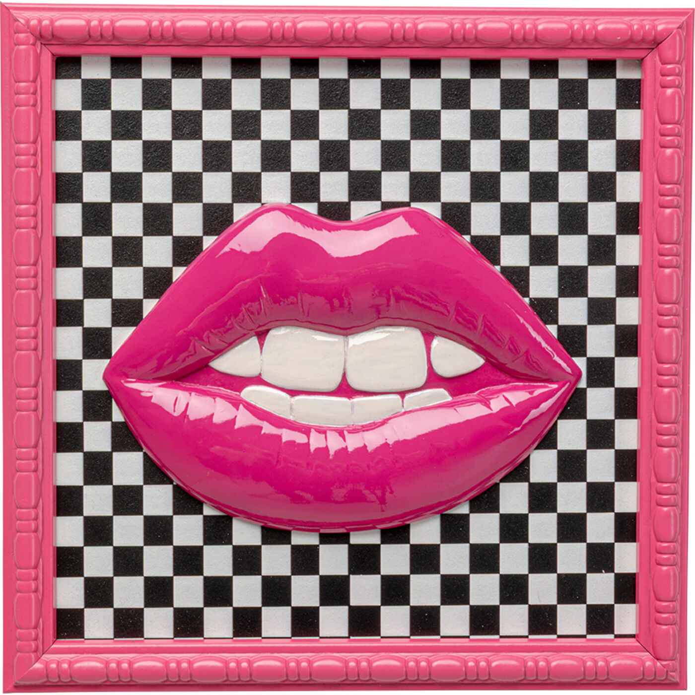 Gerahmtes Bild Lips 27x27cm