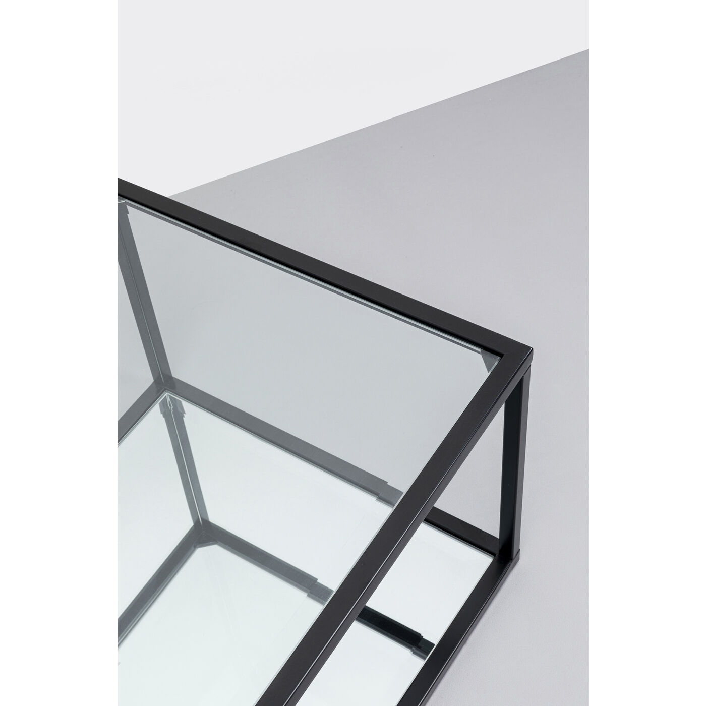 Beistelltisch Quadro Schwarz 50x50cm