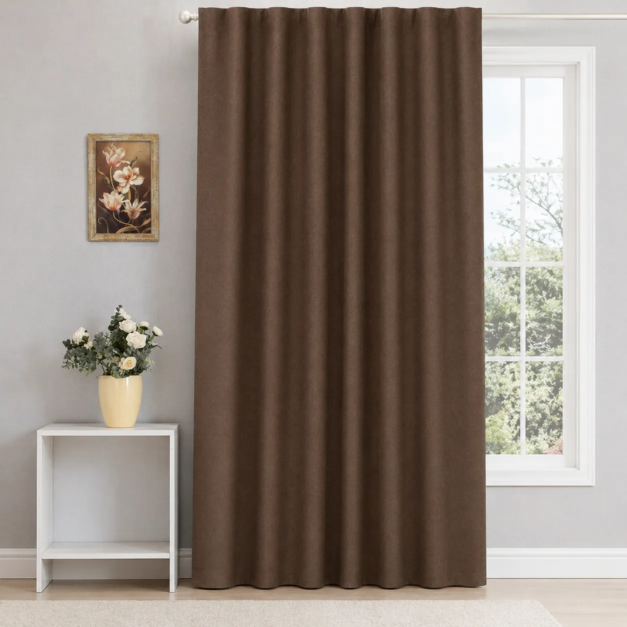 Super Blackout – Tenda oscurante marrone cioccolato, 100% oscurante