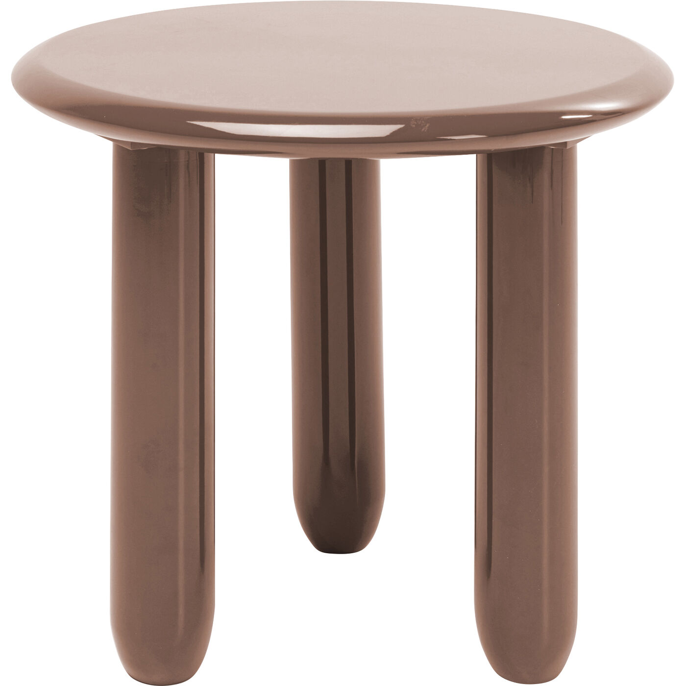 Beistelltisch Eliano Mocha Braun Ø50cm