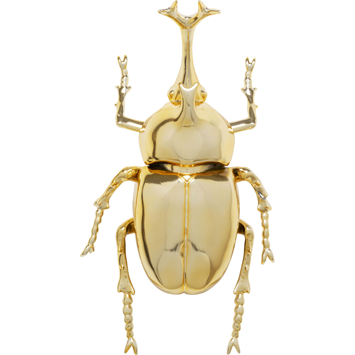 Wandobjekt Stag Beetle Gold 41cm