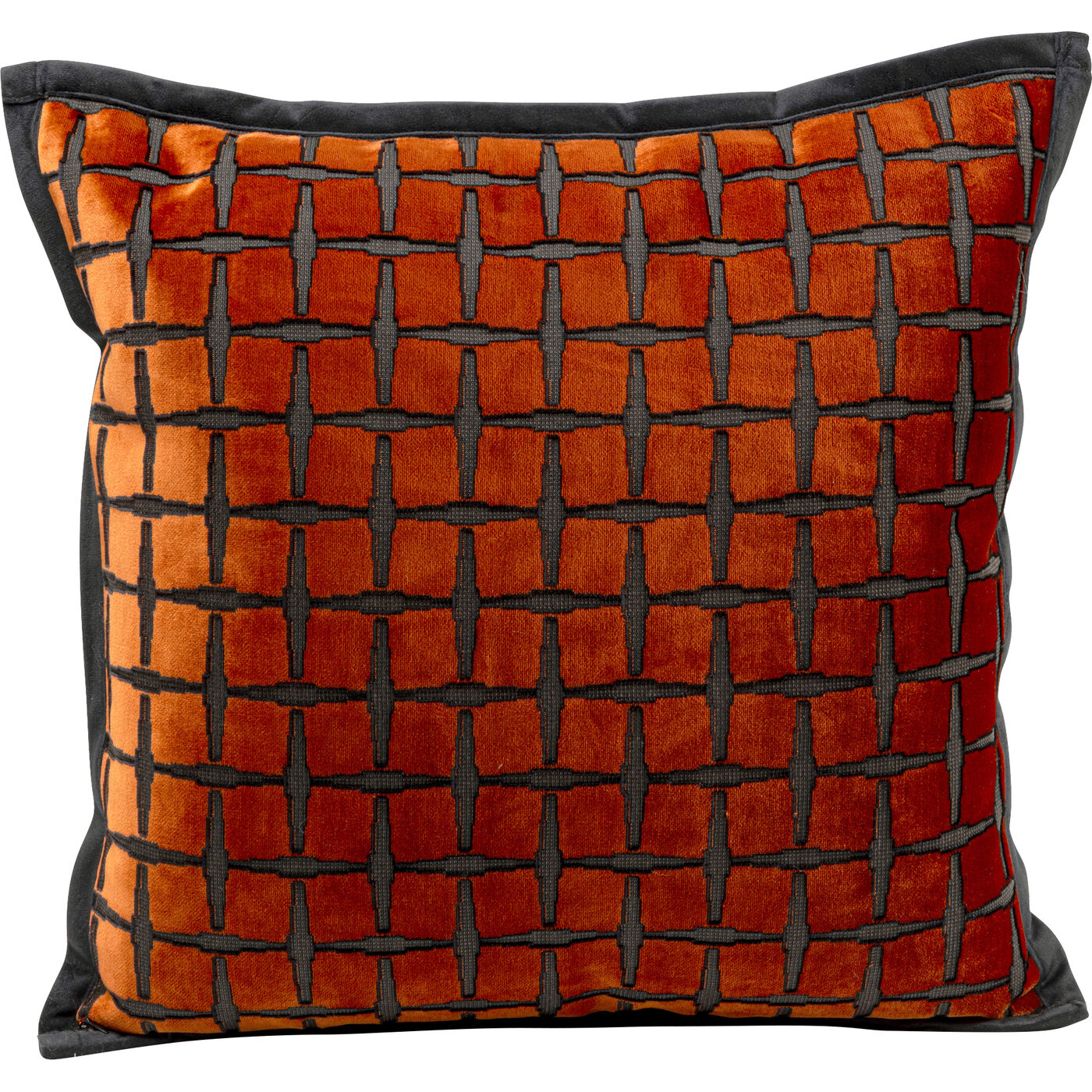 Kissen Jaqui Square Orange 45x45cm