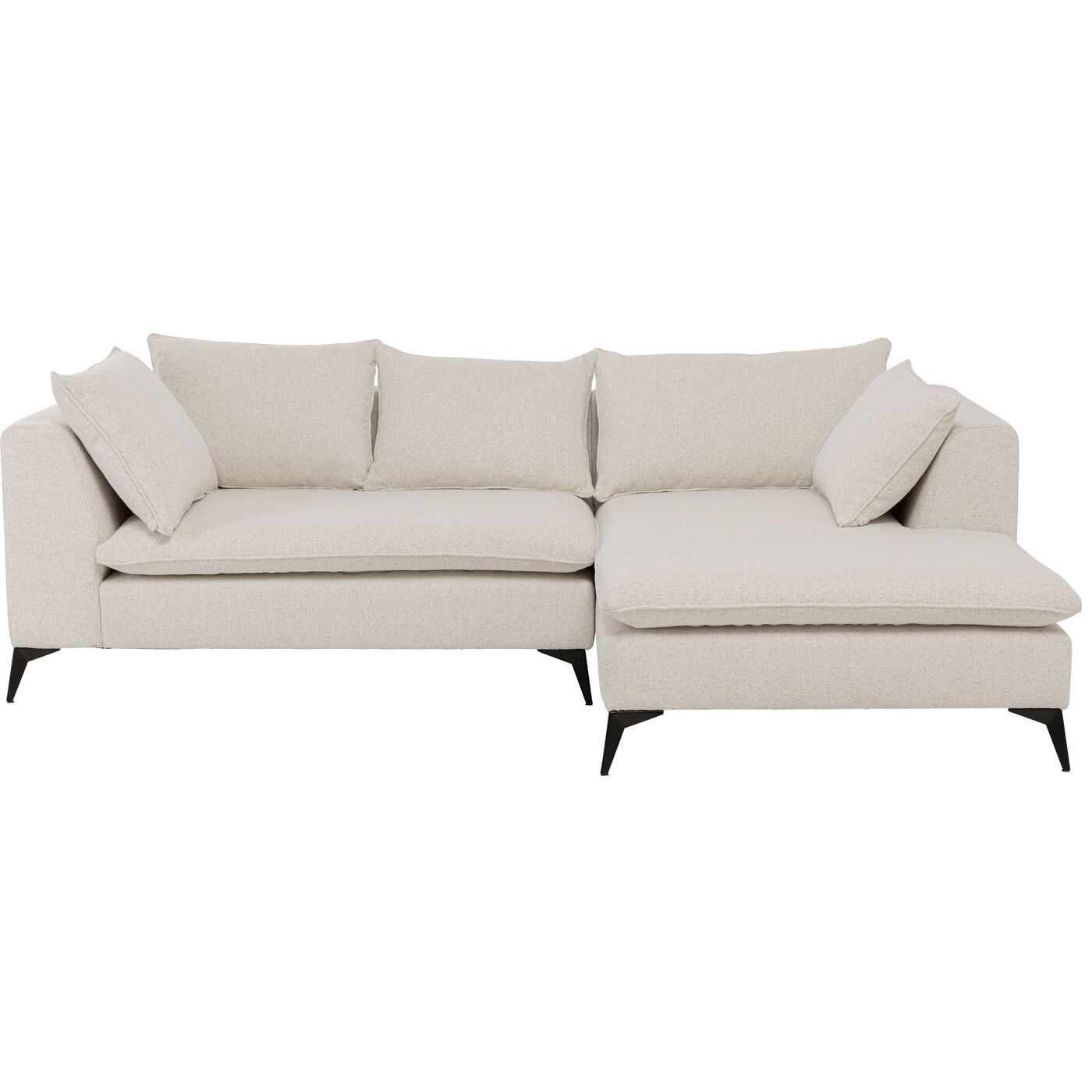 Ecksofa Jimmy Creme Rechts