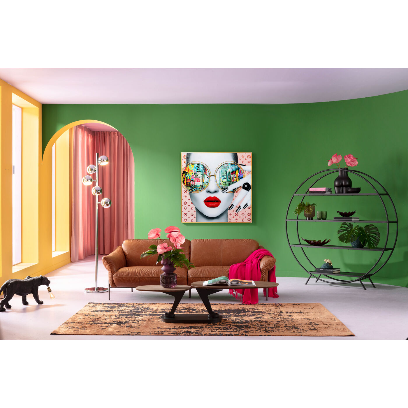 Tableau Ultra tendance multicolore Tableau Ultra tendance multicolore