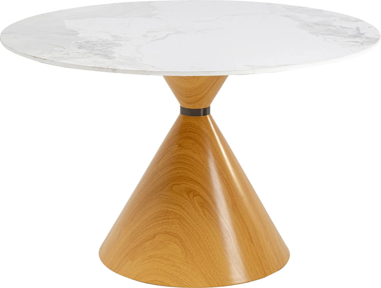 Tisch Cono Keramik Eiche Ø120cm
