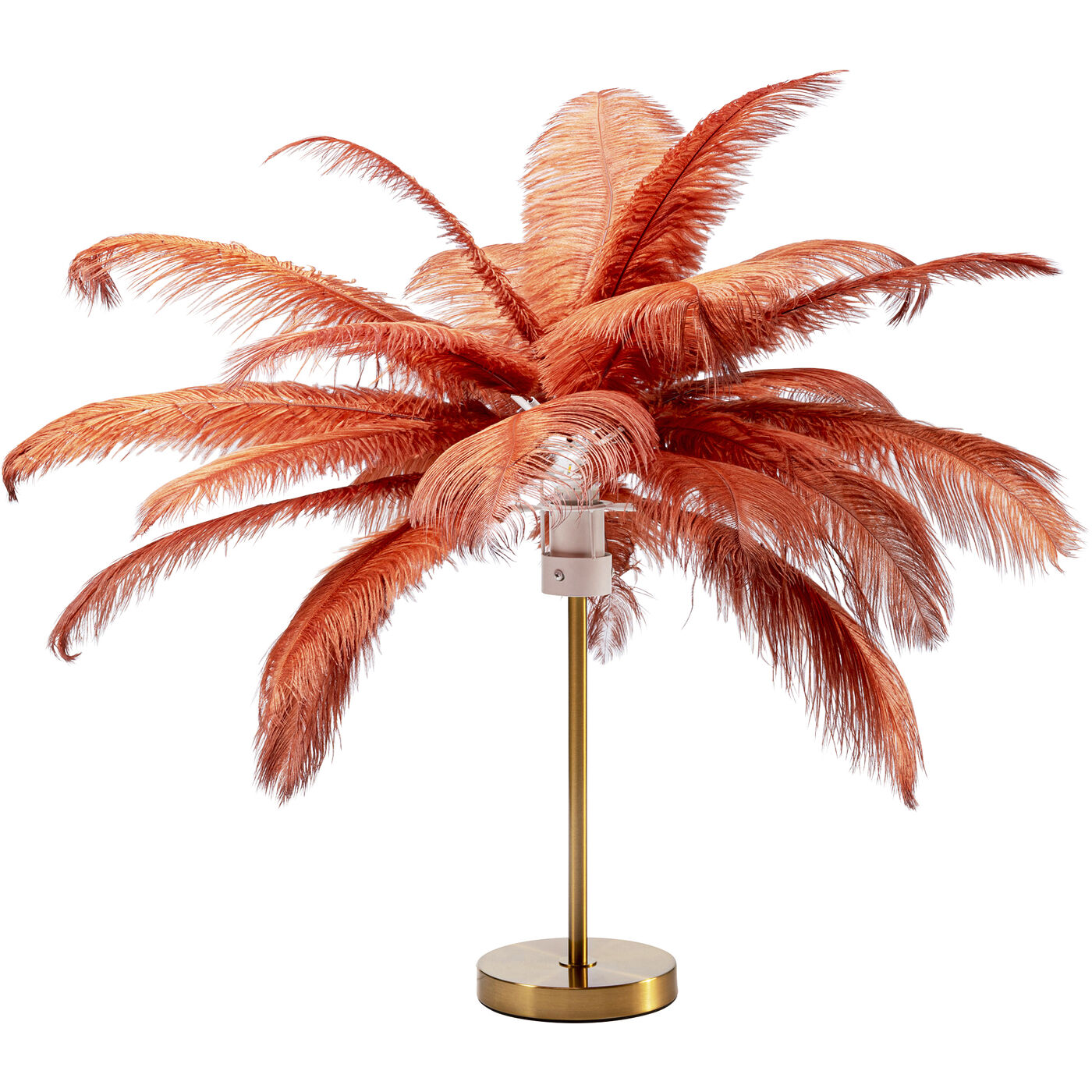 Tischleuchte Feather Palm Rusty Red 60cm