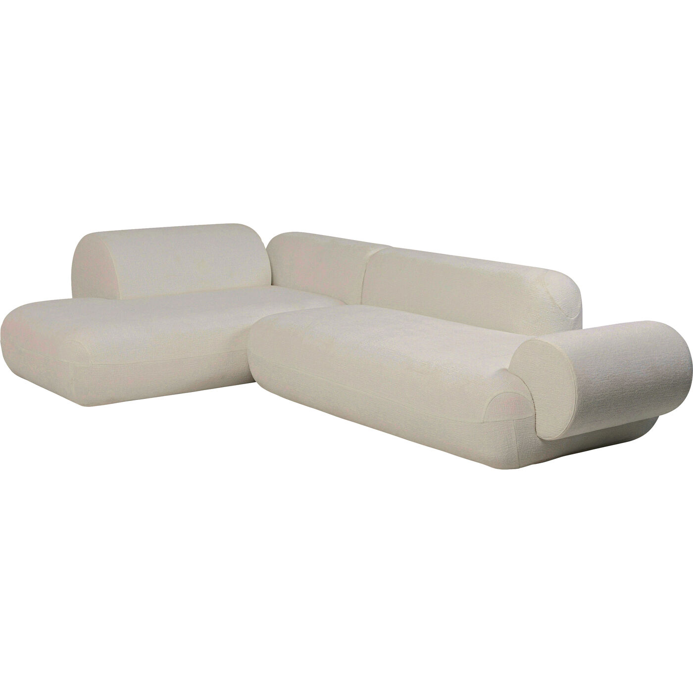Ecksofa Soft Edge Links Natur