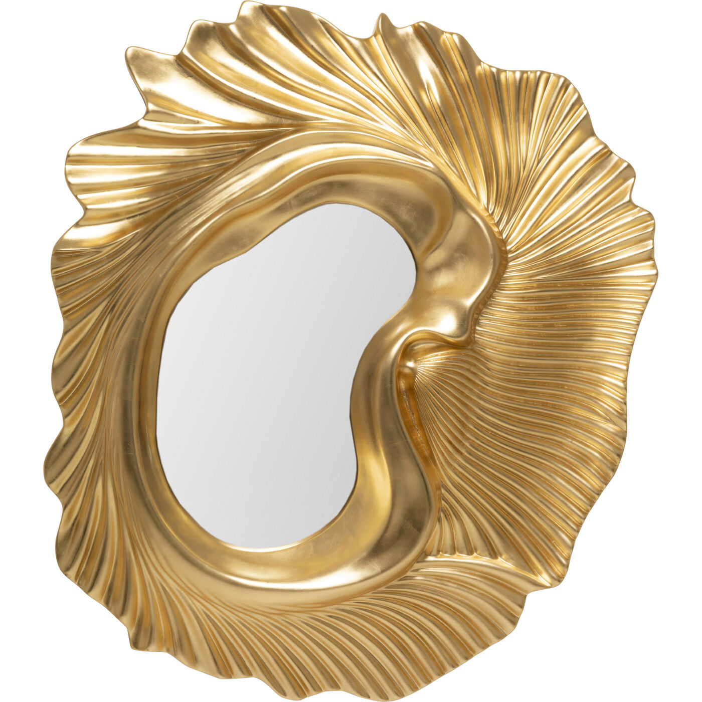 Specchio da parete Orecchio oro 162x146cm