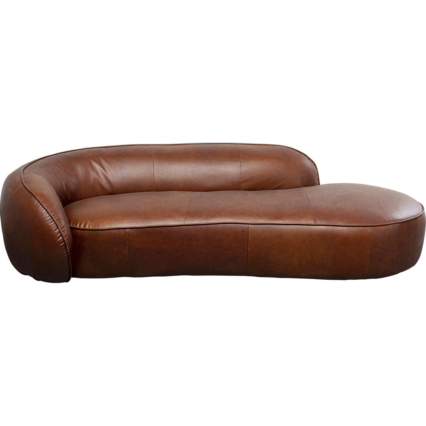 Recamiere Wonder Leder Braun 250cm