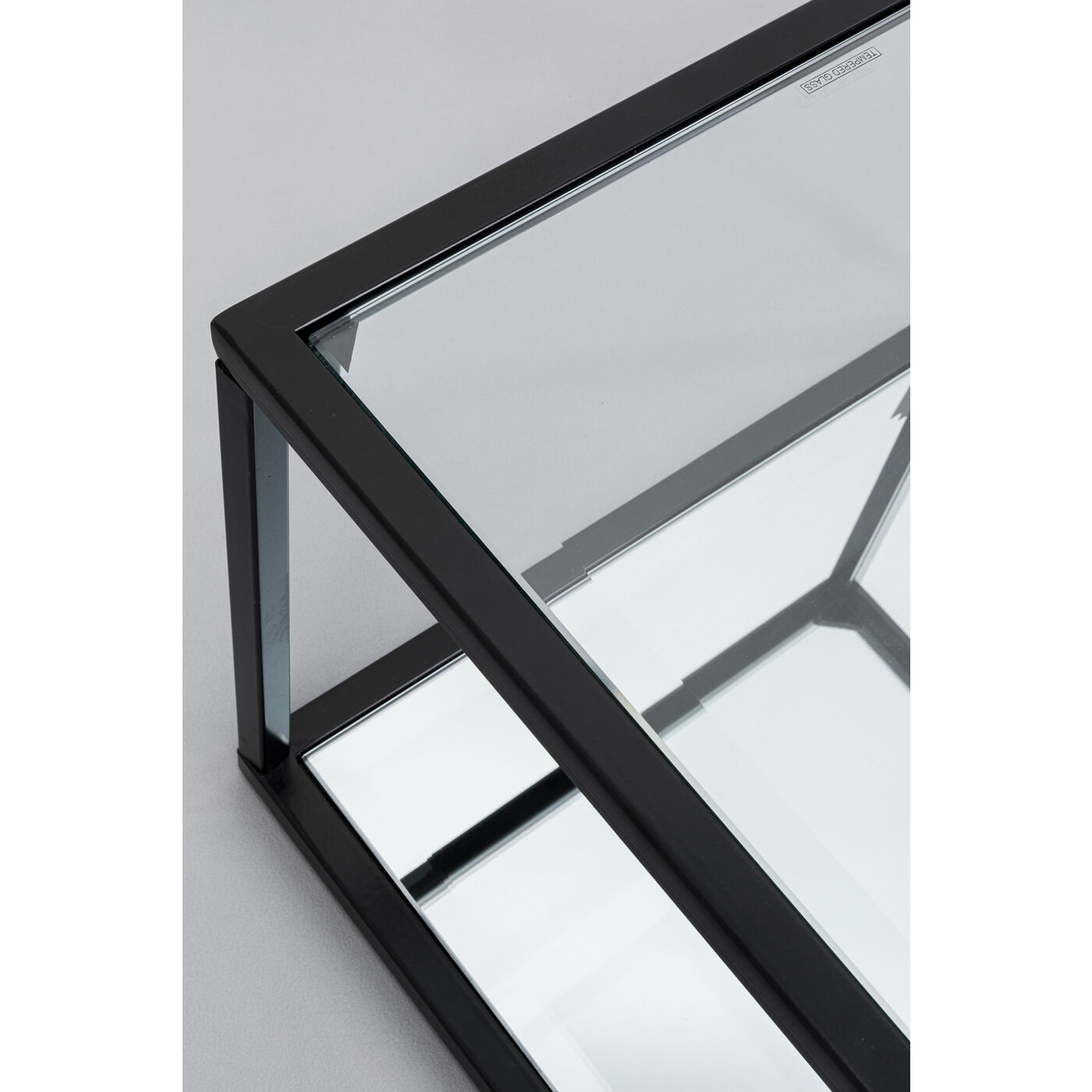 Beistelltisch Quadro Schwarz 50x50cm